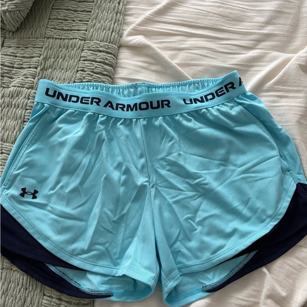 Under Armour Aqua Athletic Shorts with Elastic Waistband